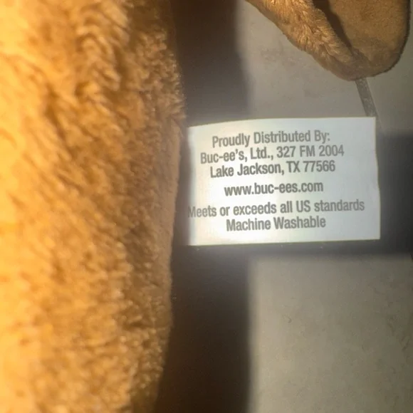 Buc-ees Beaver Mascot 10” Plush With TShirt Bucky Bucees Stuffed Animal Toy - Picture 7 of 8